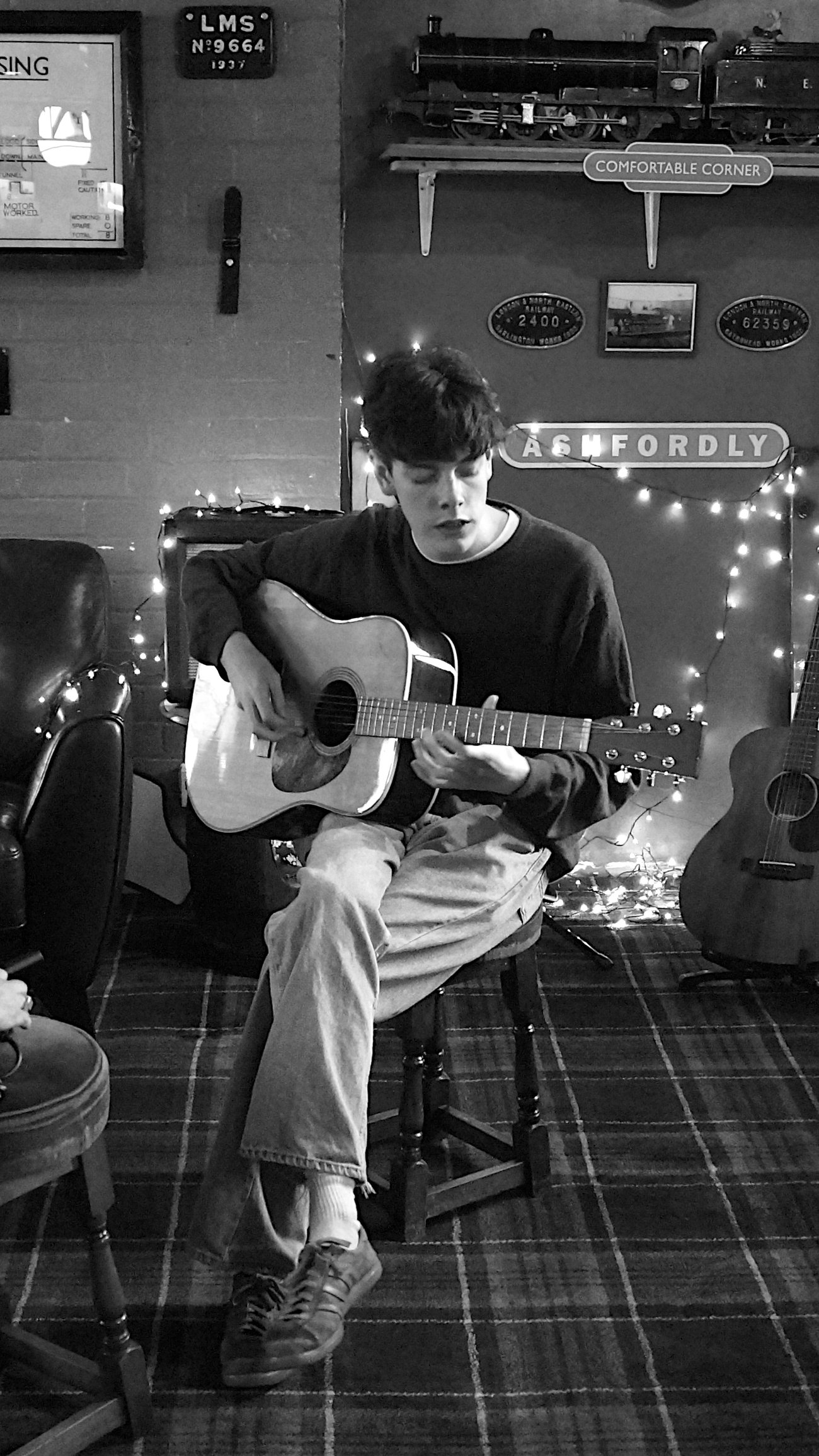 Ned at Grosmont Crossing Club filming for Steam Train Dairies